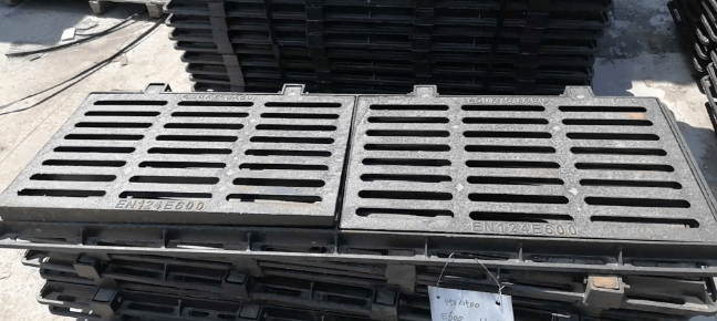 锦山镇球墨铸铁连体双篦展示