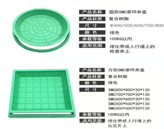 锦山镇树脂复合种植井盖展示